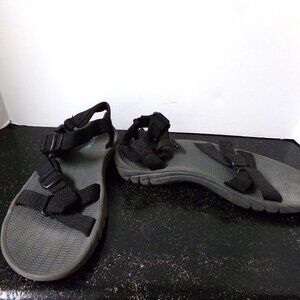 Rafters Black and Grey Hiking Sandals